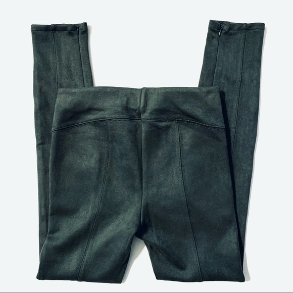 Anthropologie Faux Suede Stretch Legging Zip Ankle 25 - Picture 6 of 8